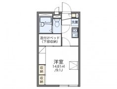 レオパレスリーザ美園の間取り画像