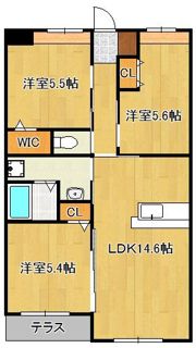 キャンファマンションVの間取り画像