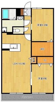 SERENA直方 B棟の間取り画像