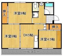 ビレッジハウス直方 1号棟の間取り画像