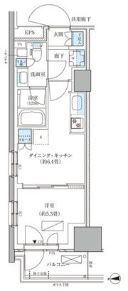パークアクシス品川天王洲アイルの間取り画像