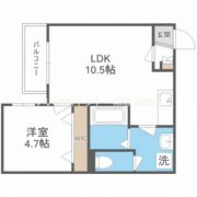 ランコントル江坂の間取り画像