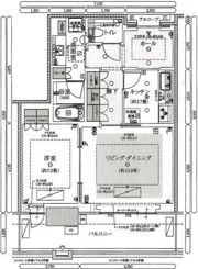 グラングリーン大阪 THE NORTH RESIDENCEの間取り画像