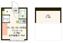 ハーモニーテラス・ノースフラワー千歳船橋の間取り画像