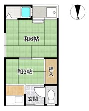 松山荘の間取り画像