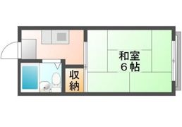 コーポ大供の間取り画像