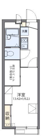 レオパレス東合川Ⅱの間取り画像