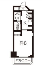 ライジングプレイス石川町の間取り画像