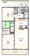 仮称）岡山平田マンションの間取り画像