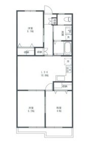 リビエール西坂の間取り画像