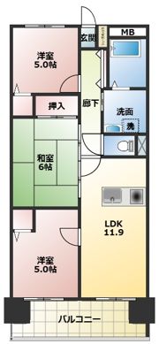 アマネセール西之町の間取り画像