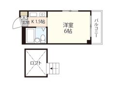 White草津の間取り画像