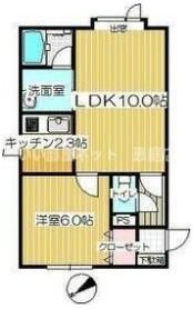 サンパティークBの間取り画像
