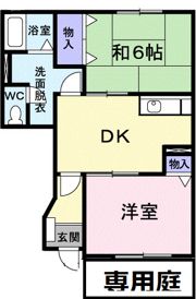 シャルマン富士見が丘の間取り画像