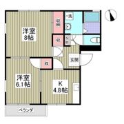 カトレアハイツの間取り画像