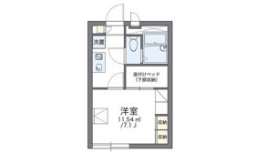 レオパレスparadise．Aの間取り画像