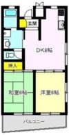 コーポラスアオイの間取り画像