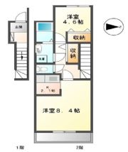フォレスト鹿妻の間取り画像