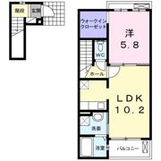 レジデンス プラシードの間取り画像