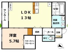 Chouchouの間取り画像