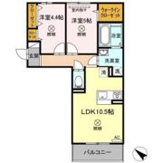 リバーサイド江並の間取り画像