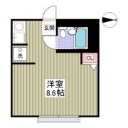 砧コーポの間取り画像