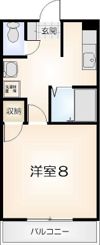 コーポレインボーの間取り画像
