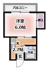 マンション六車の間取り画像