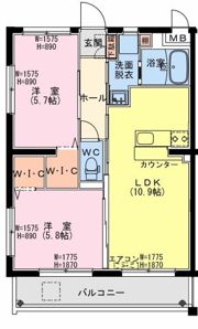 シャルムSの間取り画像