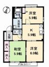 リッチ B棟の間取り画像