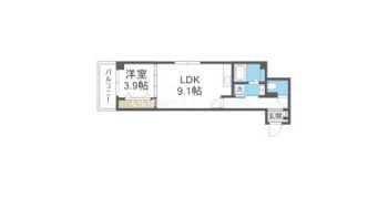 アルカンシェルコート緑橋の間取り画像