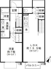 ベストクイーン上野毛の間取り画像