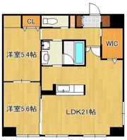 La Feliz魚町の間取り画像