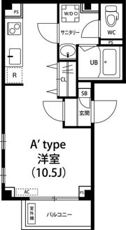 リブリ・清澄白河の間取り画像