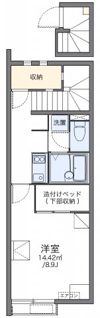 レオネクストカストル雄の間取り画像