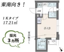クリスタルコート新江古田の間取り画像