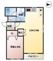モンテーニュⅡの間取り画像