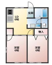 サンハイツの間取り画像