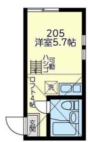 ユナイト野島アレッサンドロの間取り画像