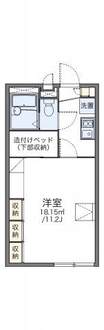 レオパレスサンシャイン Kの間取り画像