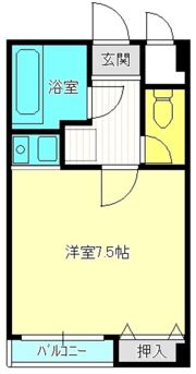 CALME栄町の間取り画像