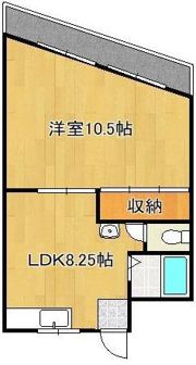 クローバーハイツの間取り画像