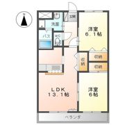 グリーンパークⅡの間取り画像