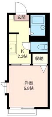 Shamaison プラティークAの間取り画像