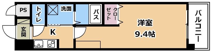 Rainbow City MINAMIKUSATSUの間取り画像