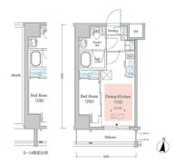 アーバネックス西新宿Ⅱの間取り画像