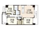 シャルマン庚午北の間取り画像