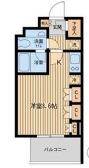 ファインアドレス新御徒町の間取り画像