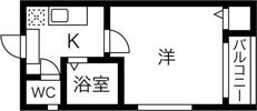 コンフォート吹上の間取り画像