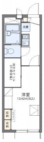 レオパレスオータム Ⅴの間取り画像